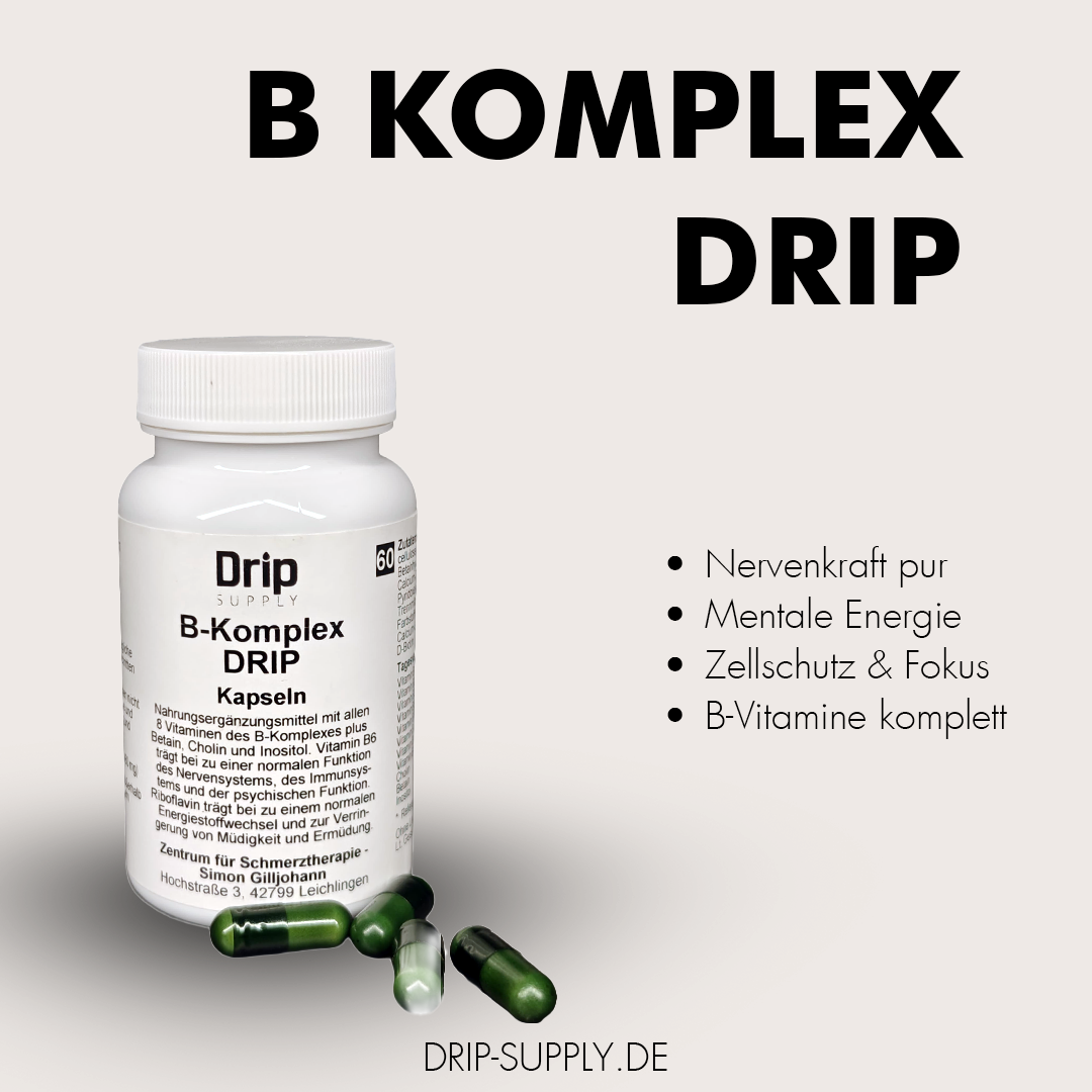 B-Komplex Drip - Energie und Nervenbalance