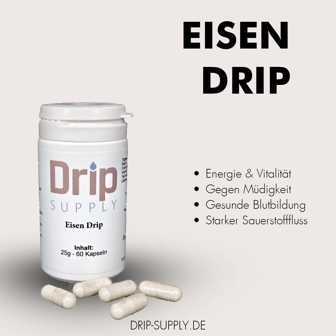 Eisen Drip - Energie und Vitalität