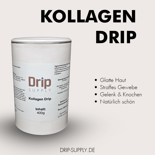 Kollagen Drip – Haut, Bindegewebe & Gelenke