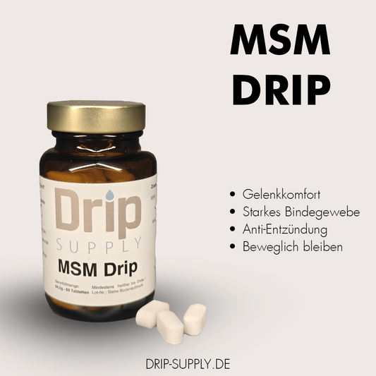 MSM Drip – Bindegewebe & Beweglichkeit